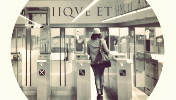 Foto del metro de Barcelona subida a Inatagram por Marta Franco